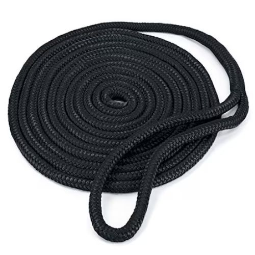 Bucaneer Rope Black Dock Line 3/4in x 50ft - 30-44450