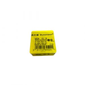 Bussmann 15Amp Mda Fuse 5/Box MDA-15-R