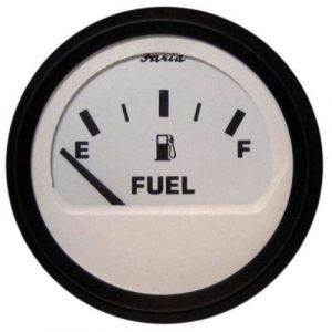 Faria Euro White Fuel Level Gauge - F12901