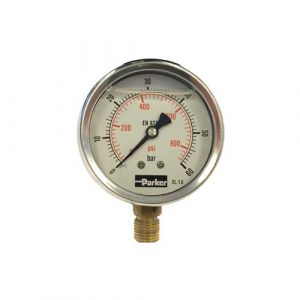Parker Water Purification 0-1000 Psi Gauge Btm 40-0599