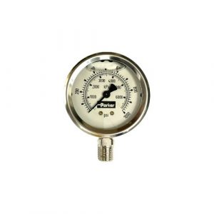 Parker Water Purification Gauge- 0-60 Psi- 2.5 40-0002