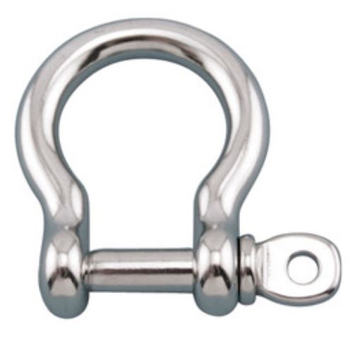 Suncor Marine 3/8in SS Bow Shackle w/ Screw Pin - S0116-0010
