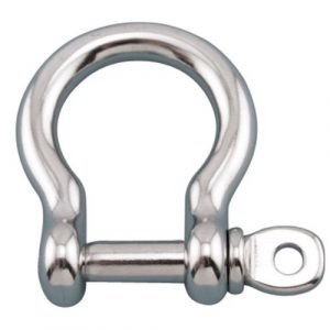 Suncor Marine 5/8in Bow Shackle w Screw Pin - S0116-0016
