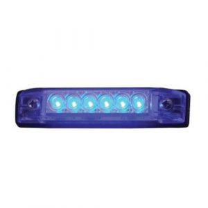TH Marine 8in Slim Line LED Utility Strip Light, Blue - LED-51811-DP