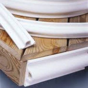 Taylor Made White Dock Edge, 3-5/8in x 2-3/8 x 10ft - 46032