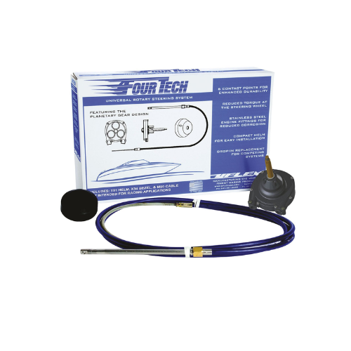 Uflex Fourtech ZTF Rotary Steering System, 7ft - FOURTECHBLK07ZTF