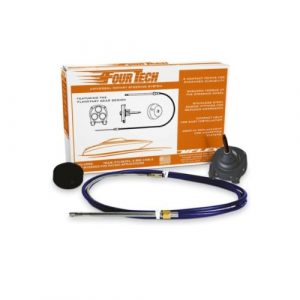 Uflex Fourtech ZTF Rotary Steering System, 13ft - FOURTECHBLK13ZTF