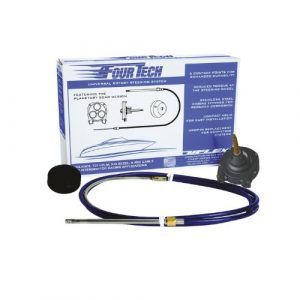 Uflex Fourtech ZTF Rotary Steering System, 14ft - FOURTECHBLK14ZTF