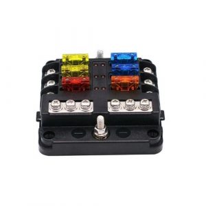 Ultra Panel Marine 6 Gang Fuse Block UP-006-06FB-KIT