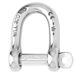 Wichard  1/2in D Shackle - 1206W