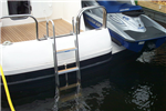 Mar-Quipt orp 3Stp Rgd Teak Sea Ladder ALDR-0319P Boat Ladders 106655