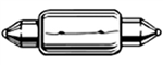 Aamsco Lighting 12V 5W Festoon Bulb - S6413