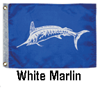 Taylor Made 12in x 18in White Marlin Flag - 3018