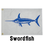 Taylor Made 12in x 18in Swordfish Flag - 4418