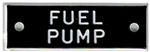 Bernard Engraving Id Plate /Fuel Pump IP54