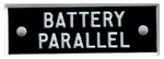Bernard Engraving Id Plate /Batt. Parallel IP103