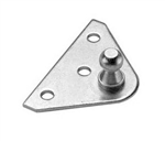 Ameritool 10mm Ball Stud Flat SS  Bracket - BR-202