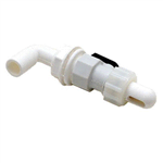 TH Marine Aerator Spray Head, 3/4in, 90ø w/ Shutoff, White - AHVWD-92-DP