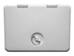 TH Marine Sure-Seal Non Locking Hatch, Polar White, 13in x 30in - HAT-1330-2-DP