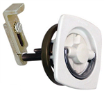Perko White Flush Mount Latch, Non Locking - 0932DP1WHT