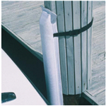 Taylor Made Medium Removable Post Bumper, White, 4-1/2in x 3ft - RPB3.30