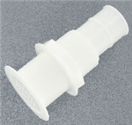 Marine East White 1-1/2 Drain W/Screen 6772W  Pipe - 4-3/8" Length - Straight