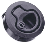 Southco Black Medium Puch to Close Flush Pull Latch, locking - M1-43