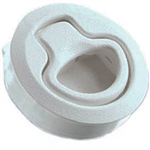 Southco White Flush Push-to-Close Latch, Non Locking - M1-64-1