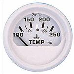 Faria-Beede Gauges Dr Wht 100-250Deg Wtr Tmp 13110 Water Temperature Gauges 13110