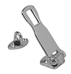 Perko Chrome Plated Bronze 3in Security Hasp - 0998DP2CHR