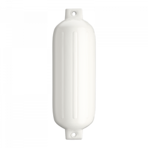 Polyform 8.8 x 26.8in G5 White Fender – G-5WHITE Twin Eye Cylindrical Fenders 260191
