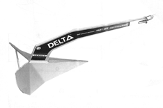 Lewmar 35Lb Delta Anchor 0057416 Plow & Claw Anchors 0057416