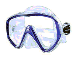 Aqua Wing Blue Single Lens Abaco Mask – MK-176-CB Sale 378367