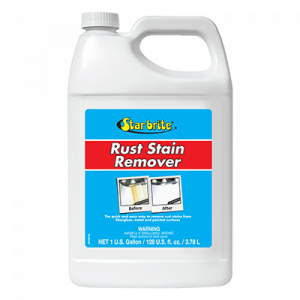 Star Brite Gallon Rust Stain Remover 089200N Safe for use on fiberglass, metal and painted surfaces. Rust Stain & Spot Remover 089200N