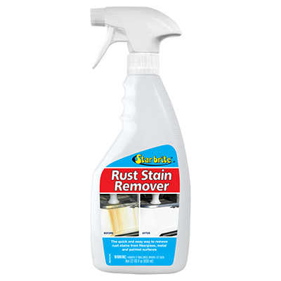 Star Brite 22oz Rust Stain Remover 089222P Safe for use on fiberglass, metal and painted surfaces. Rust Stain & Spot Remover 089222P