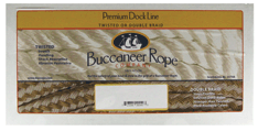 Bucaneer Rope 5/8X35 Wht Twst Dock Line 20-12035 Twisted Nylon Dock Lines 20-12035