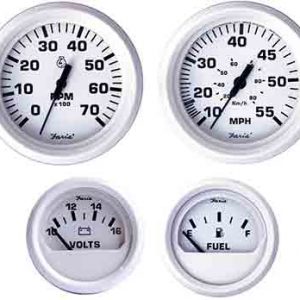 Faria-Beede Gauges Guage Kit-4 Pc Dress KT9794 Complete Gauge Sets 640184