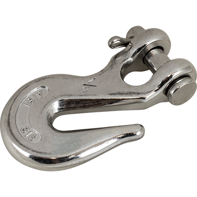 Seadog SS Clevis Grab Hook 1/4in 146706 Snaps & Hooks 146706 1