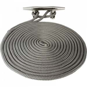 Seadog Double Braided Nylon Dock Line, 3/8X15ft, Gray – 302110015GY-1 Braided Dock Lines 302110015GY-1