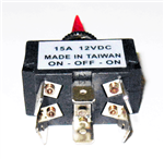 Whitecap On/Off/On SPDT Illuminated Toggle Switch - S-8086C