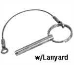 Whitecap 1/4in x 1in SS Quick Release Pin w/ Retractable Ball - S-1020C