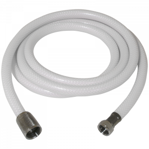 Scandvik White 6Ft Shower Hose 10290P Bathroom and Kitchen Acc 10290P