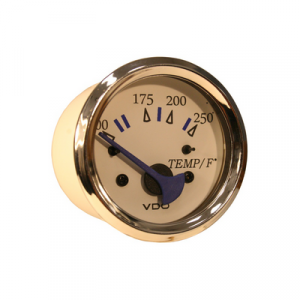 VDO Marine White 250F Water Temperature Gauge – 310-10261 Water Temperature Gauges 310-10261