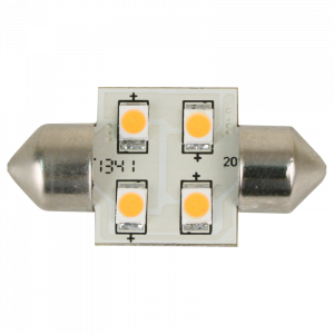 Scandvik 10-30V 4Led Ww Festoon Bulb 41100P Light Bulbs, Plugs & Outlets 287788