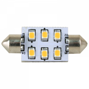 Scandvik 10-30V 6Led Ww Festoon Bulb 41102P Light Bulbs, Plugs & Outlets 287822