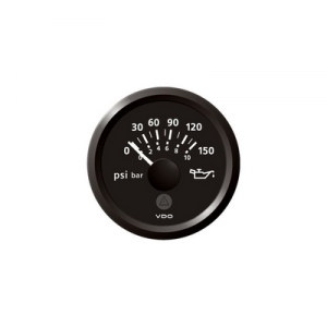 VRT Oil Press 150Psi Blk A2C59514117 Oil Pressure Gauges 622548