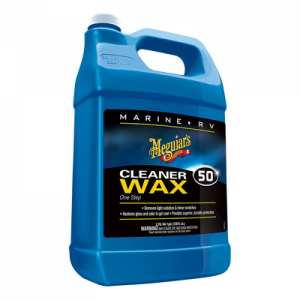 Meguiars One Step Cleaner Wax, Gallon – M5001 Boat Waxes 107489