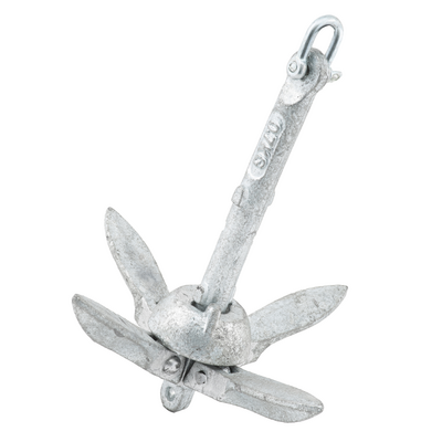 Whitecap 1.5Lb Fldg Grapnel Anchor S-1700 Boat size 5Ft – 14Ft Small Craft Anchors & Anchor Accessories 112220