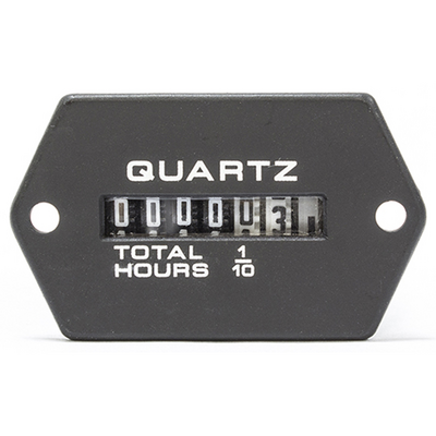 Sierra Rect Black Hour Meter 56967P Hole Size: 1.5” x 1” Hour Meters 352313