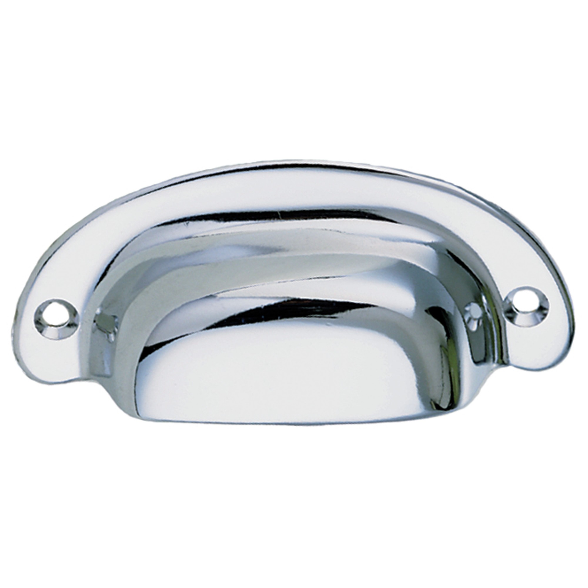 Perko Chrome Plated Zinc Drawer Pull, 3-7/16in x 2-5/16in - 0958DP0CHR